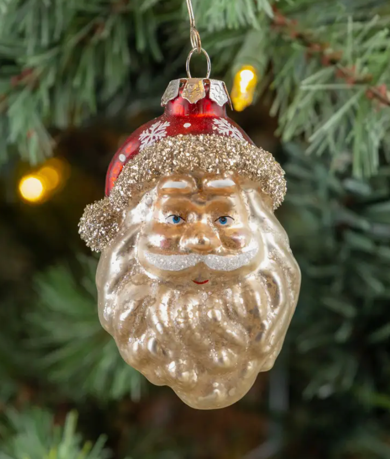 Vintage Santa Ornament