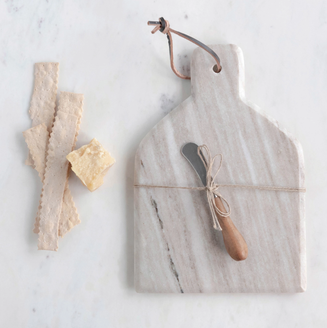 Cheese/Cutting Board with Canape Knife