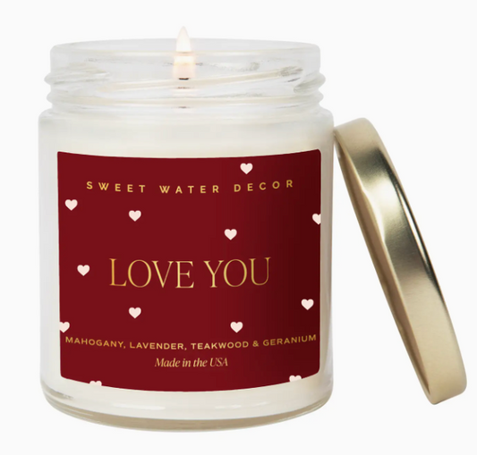 'Love You' Candle