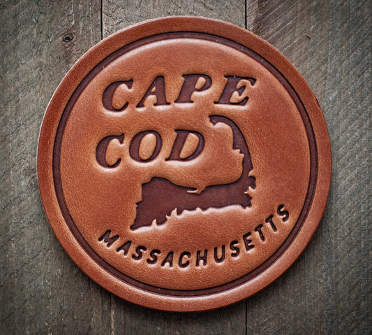 Cape Cod Leather Coaster